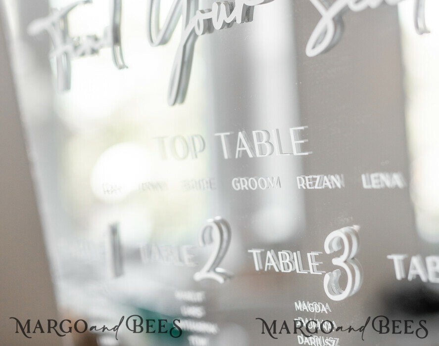 TABLE PLANS AND WEDDING WELCOME SIGNS plexi gold / velvet Silver Mirror Seating Chart Sign, 3d Elegant Find Your Seat - Seating Plan, Luxury Wedding Table Plan, Mirror Wedding Decoration - Golden Reception Signage - Custom Ceremony Sign