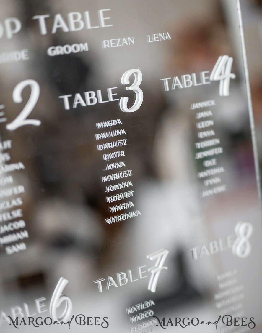 TABLE PLANS AND WEDDING WELCOME SIGNS plexi gold / velvet Silver Mirror Seating Chart Sign, 3d Elegant Find Your Seat - Seating Plan, Luxury Wedding Table Plan, Mirror Wedding Decoration - Golden Reception Signage - Custom Ceremony Sign