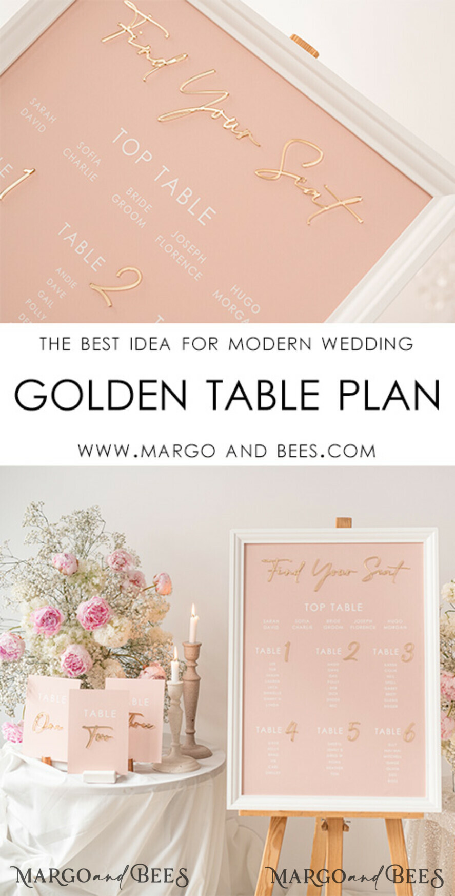 TABLE PLANS AND WEDDING WELCOME SIGNS plexi gold / velvet Blush and Gold Modern Acrylic Seating Chart, 3d Elegant Find Your Seat - Seating Plan , Wedding Table Plan in White Frame, Wedding Decoration with golden letters - Reception Signage - Custom Ceremony Sign BpPXSet