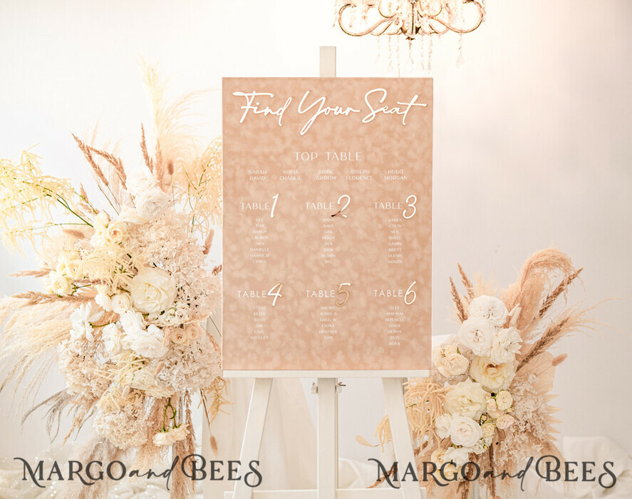 TABLE PLANS AND WEDDING WELCOME SIGNS plexi gold / velvet beige velvet and Gold Modern velvet Seating Chart, 3d Elegant Find Your Seat - Seating Plan , Luxury Wedding Table Plan, Wedding Decoration with golden letters - Golden Reception Signage - Custom Ceremony Sign