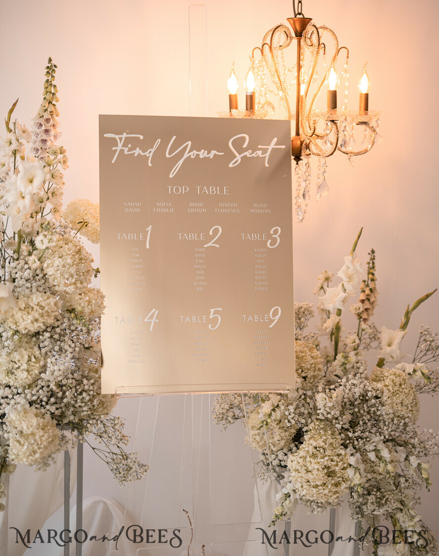 TABLE PLANS AND WEDDING WELCOME SIGNS plexi gold / velvet Gold Mirror Seating Chart Sign, 3d Elegant Find Your Seat - Seating Plan, Luxury Wedding Table Plan, Mirror Wedding Decoration - Golden Reception Signage - Custom Ceremony Sign