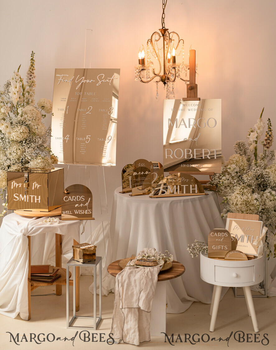 TABLE PLANS AND WEDDING WELCOME SIGNS plexi gold / velvet Gold Mirror Seating Chart Sign, 3d Elegant Find Your Seat - Seating Plan, Luxury Wedding Table Plan, Mirror Wedding Decoration - Golden Reception Signage - Custom Ceremony Sign