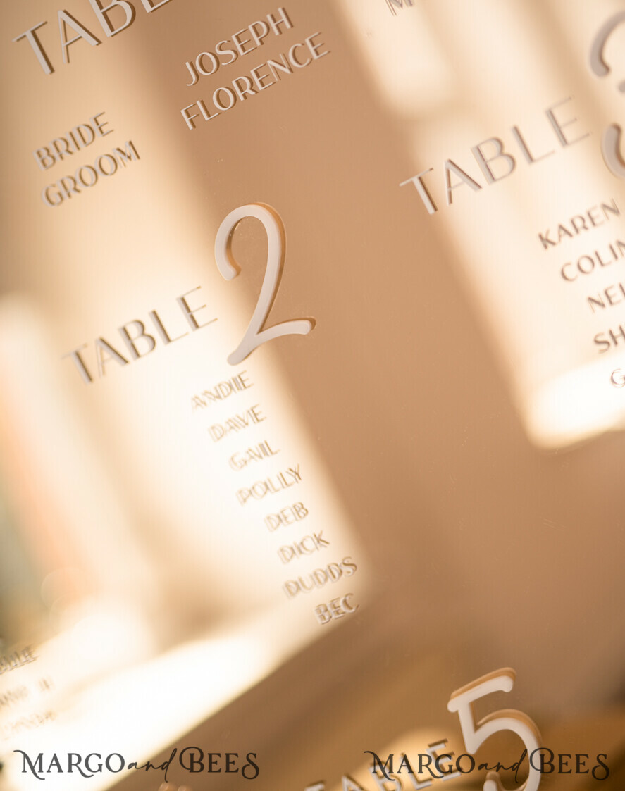 TABLE PLANS AND WEDDING WELCOME SIGNS plexi gold / velvet Gold Mirror Seating Chart Sign, 3d Elegant Find Your Seat - Seating Plan, Luxury Wedding Table Plan, Mirror Wedding Decoration - Golden Reception Signage - Custom Ceremony Sign