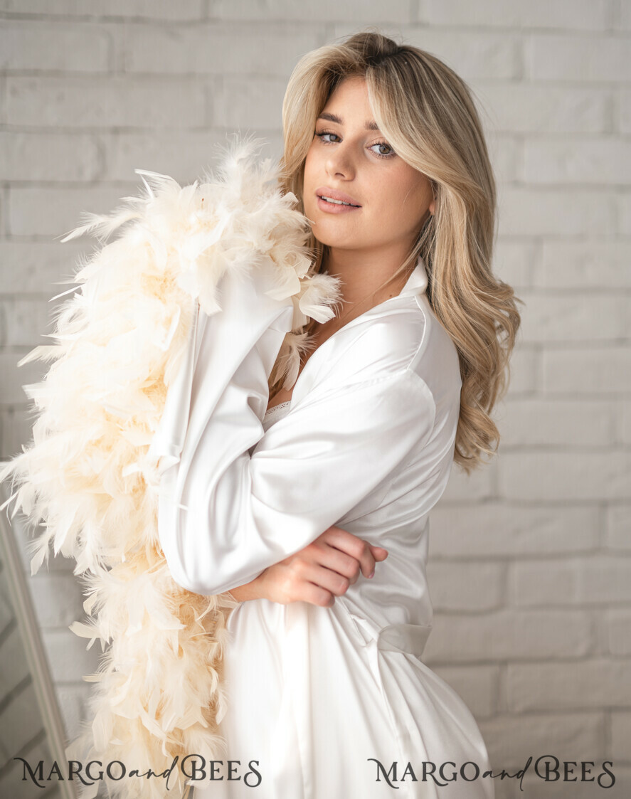 BRIDE bolero, robes, garter Bridal Robes Bridal Robe with feathers and Nightgown Set, bridal robe kimono sleeve Sexy boudoir robe, wedding set slip, Robes for bride with name on it Personalised Satin Robes, Luxury Bride Dressing Gowns, Sexy sleeves Wedding Robes, Get Ready Bridal Robes with name on it , Hen Party Silk Robes with feathers Custom bride robe and Nightgown Set, bridal robe puff long sleeve Sexy boudoir robe, bride set slip & robe, Robes for bride with name on it