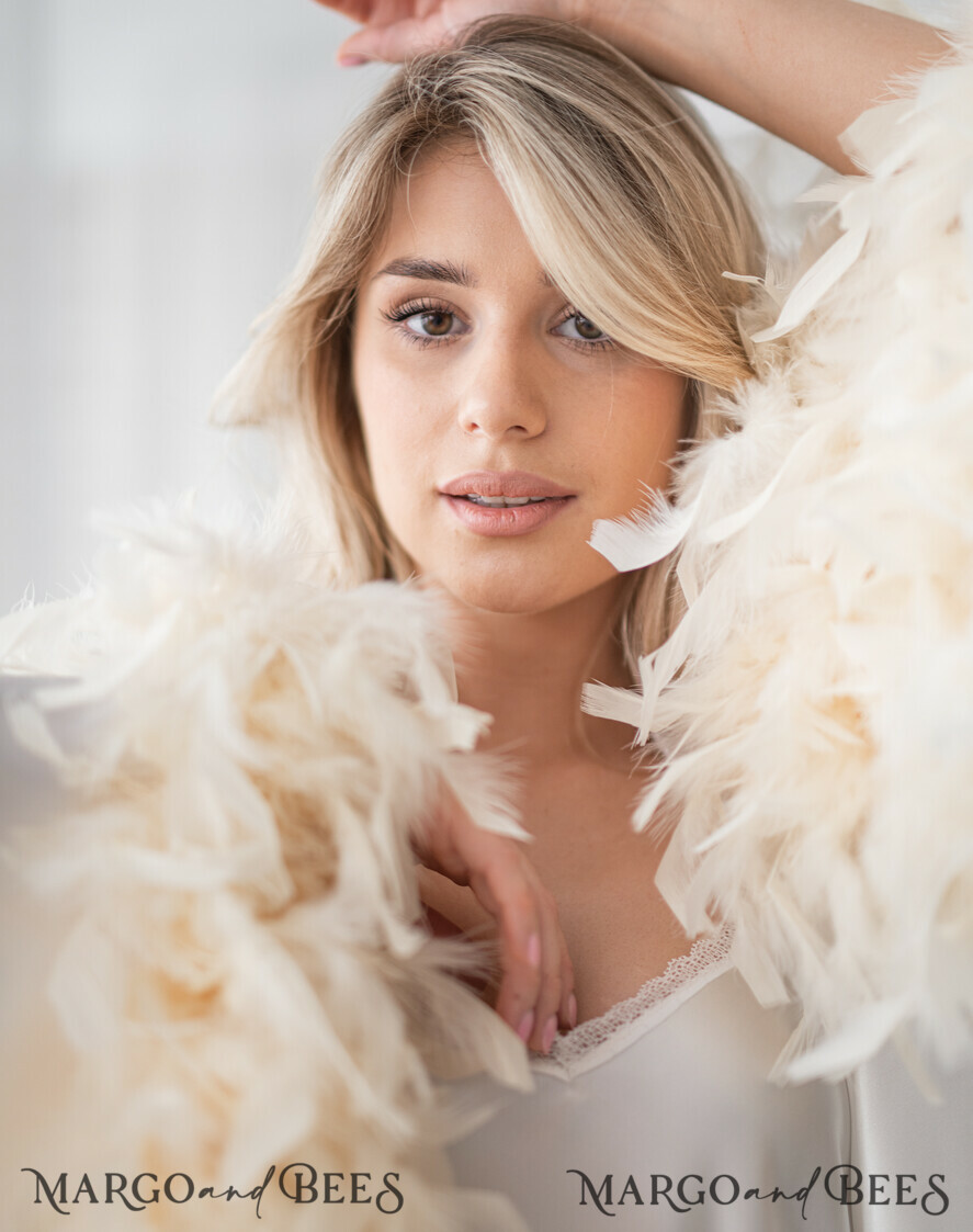 BRIDE bolero, robes, garter Bridal Robes Bridal Robe with feathers and Nightgown Set, bridal robe kimono sleeve Sexy boudoir robe, wedding set slip, Robes for bride with name on it Personalised Satin Robes, Luxury Bride Dressing Gowns, Sexy sleeves Wedding Robes, Get Ready Bridal Robes with name on it , Hen Party Silk Robes with feathers Custom bride robe and Nightgown Set, bridal robe puff long sleeve Sexy boudoir robe, bride set slip & robe, Robes for bride with name on it