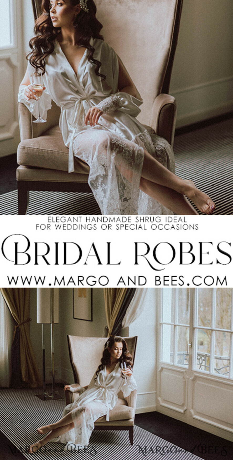 BRIDE bolero, robes, garter Bridal Robes Bride robe White boudoir robe Long silk robe Bridal lace robe Dres