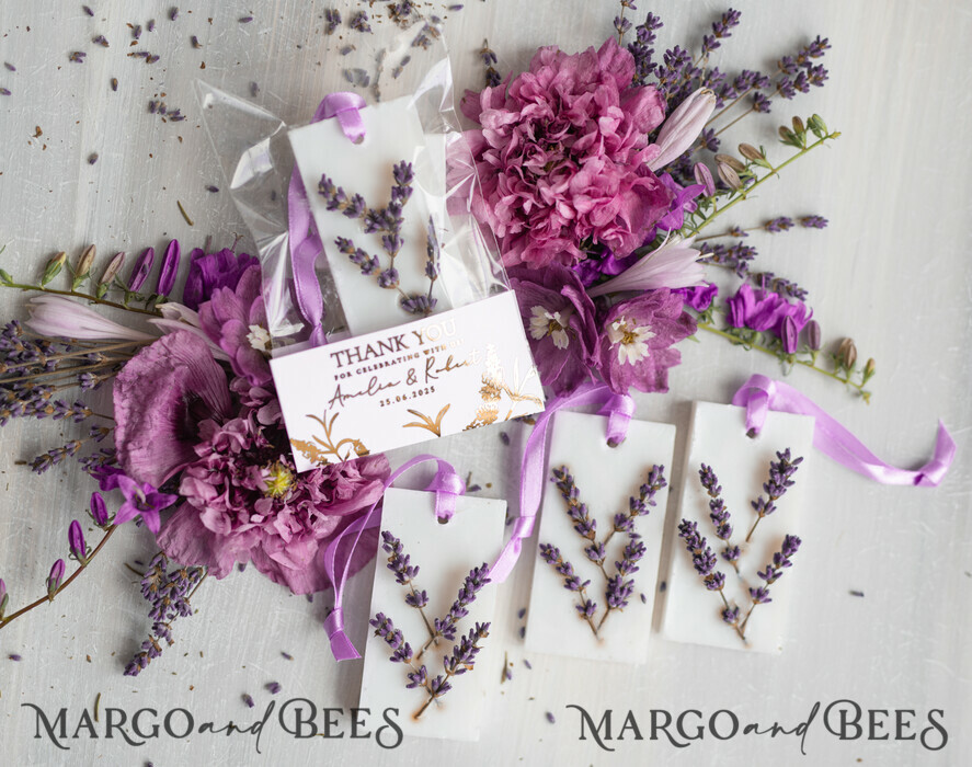 WEDDING FAVORS Wedding Soy Wax Tablet Thank You Favor gift Soy Scented wax Tablet favours with lavender, Boho wedding air Freshener, Scented thank you Decoration, Baby shower favor gift, Rustic wedding favors idea