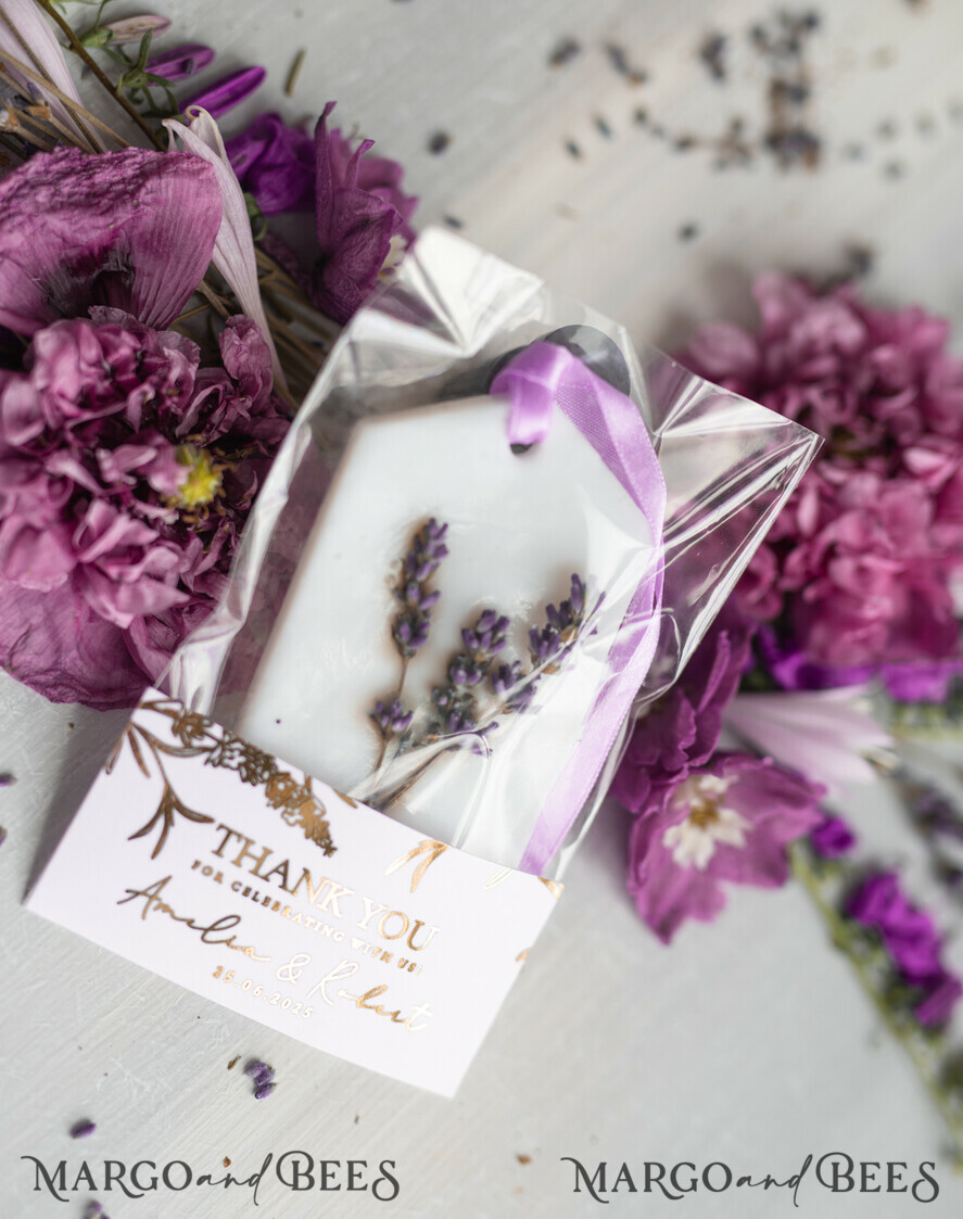 WEDDING FAVORS Wedding Soy Wax Tablet Thank You Favor gift Soy Scented wax Tablet favours with lavender, Boho wedding air Freshener, Scented thank you Decoration, Baby shower favor gift, Rustic wedding favors idea