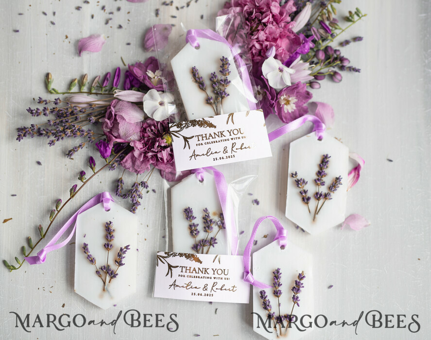 WEDDING FAVORS Wedding Soy Wax Tablet Thank You Favor gift Soy Scented wax Tablet favours with lavender, Boho wedding air Freshener, Scented thank you Decoration, Baby shower favor gift, Rustic wedding favors idea