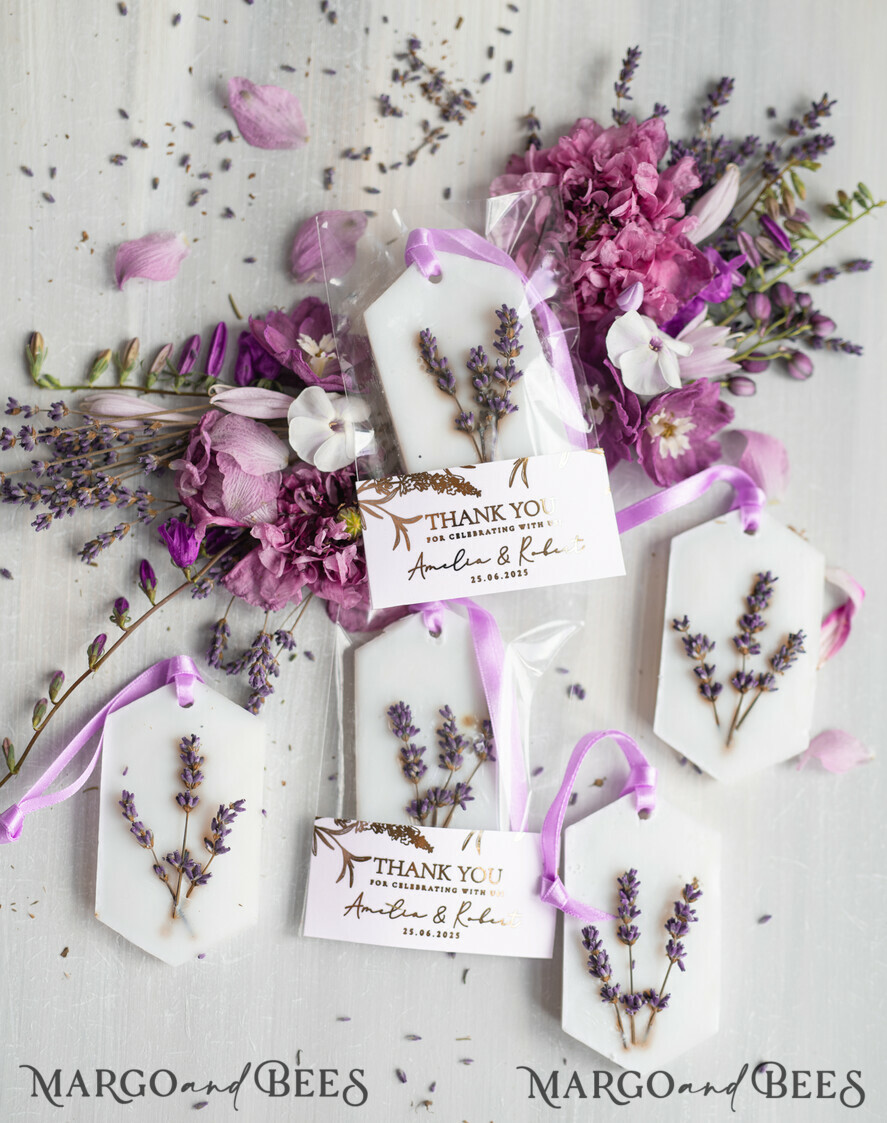 WEDDING FAVORS Wedding Soy Wax Tablet Thank You Favor gift Soy Scented wax Tablet favours with lavender, Boho wedding air Freshener, Scented thank you Decoration, Baby shower favor gift, Rustic wedding favors idea