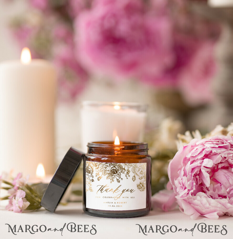 WEDDING FAVORS Wedding Candle Wedding Party Favors for Guests in bulk Soy Candle, Wedding Bulk Favors - candles, Wedding Rustic Favors, Unique Favors Apothecary Candle, Thank You Favor gifts for guests