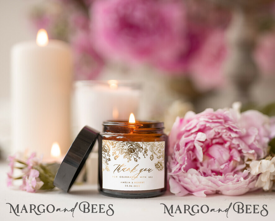 WEDDING FAVORS Wedding Candle Wedding Party Favors for Guests in bulk Soy Candle, Wedding Bulk Favors - candles, Wedding Rustic Favors, Unique Favors Apothecary Candle, Thank You Favor gifts for guests