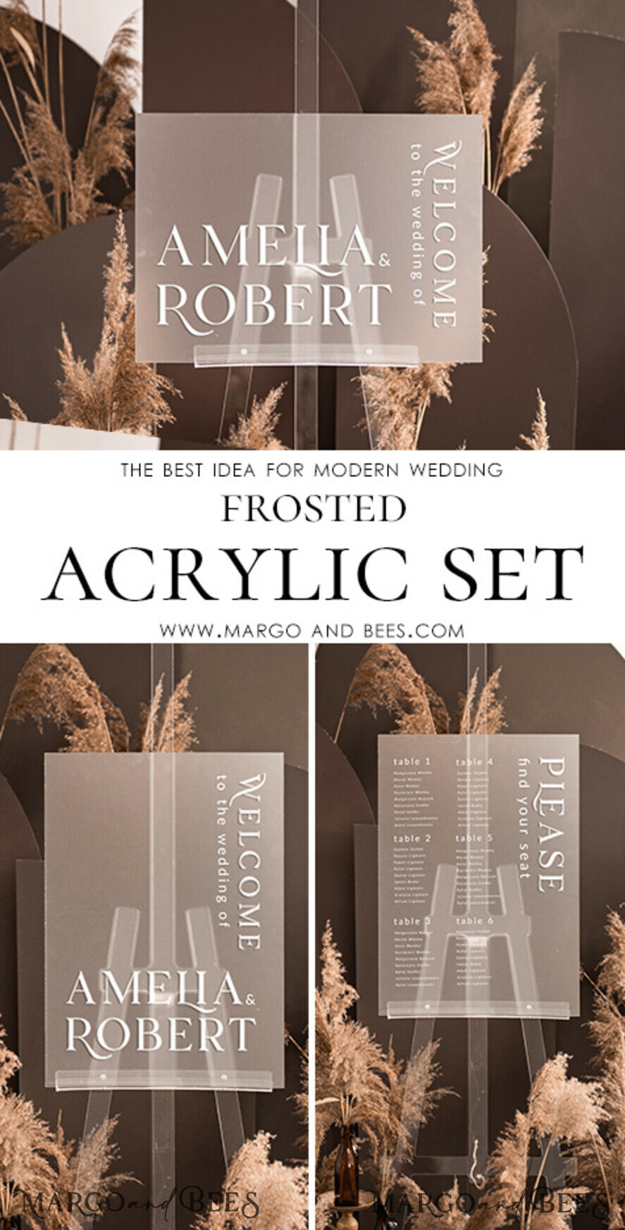 TABLE PLANS AND WEDDING WELCOME SIGNS clear acrylic Acrylic frozen transparent Modern Seating Chart, 3d Elegant Find Your Seat - Seating Plan Sign , Clear Wedding Table Plan, Wedding Decoration with white letters - Acrylic Frozen Reception Signage - Custom Ceremony Sign