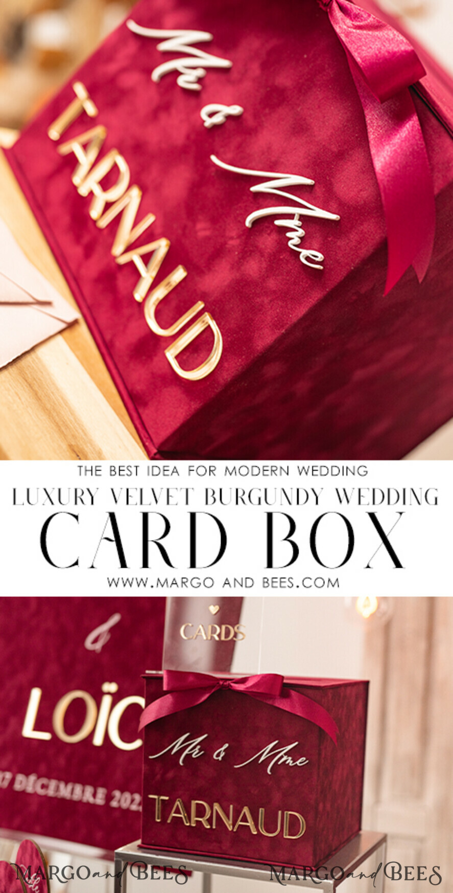 CARD BOXES velvet card boxes burgundy Card Box & arch acrylic sign , Maroon Wedding Card Box with Lid, Marsala Wedding Money Box, Wedding Card Box with slot cards & gift Arch acrylic sign set