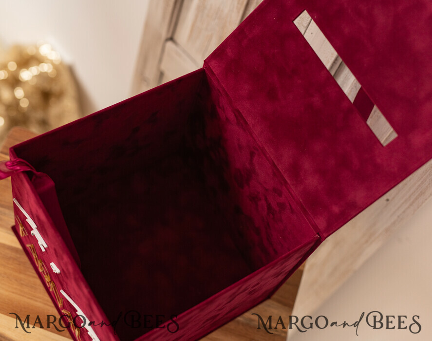 CARD BOXES velvet card boxes burgundy Card Box & arch acrylic sign , Maroon Wedding Card Box with Lid, Marsala Wedding Money Box, Wedding Card Box with slot cards & gift Arch acrylic sign set