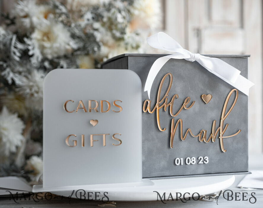 CARD BOXES velvet card boxes Card Box, Wedding Card Box with Lid, Spring Wedding Money Box, Wedding Card Box with slot and cards and gift frozen acrylic sign set, wedding wishing well acrylic money gift card box and plexi cards gifts set