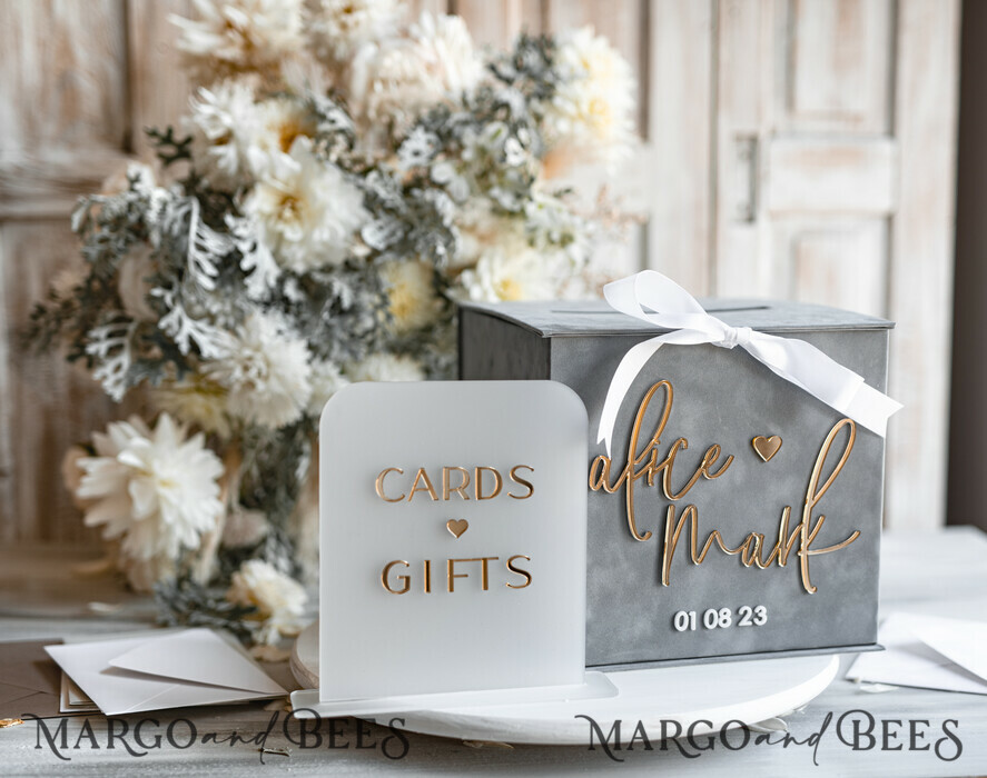 CARD BOXES velvet card boxes Card Box, Wedding Card Box with Lid, Spring Wedding Money Box, Wedding Card Box with slot and cards and gift frozen acrylic sign set, wedding wishing well acrylic money gift card box and plexi cards gifts set