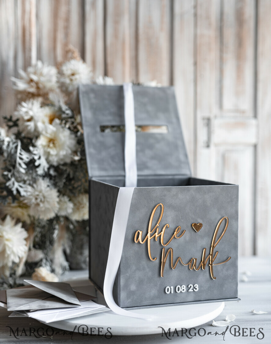 CARD BOXES velvet card boxes Card Box, Wedding Card Box with Lid, Spring Wedding Money Box, Wedding Card Box with slot and cards and gift frozen acrylic sign set, wedding wishing well acrylic money gift card box and plexi cards gifts set
