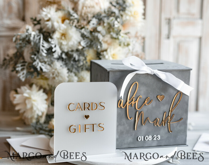 CARD BOXES velvet card boxes Card Box, Wedding Card Box with Lid, Spring Wedding Money Box, Wedding Card Box with slot and cards and gift frozen acrylic sign set, wedding wishing well acrylic money gift card box and plexi cards gifts set