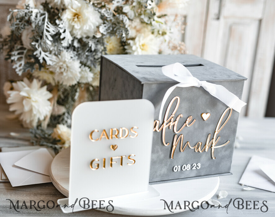 CARD BOXES velvet card boxes Card Box, Wedding Card Box with Lid, Spring Wedding Money Box, Wedding Card Box with slot and cards and gift frozen acrylic sign set, wedding wishing well acrylic money gift card box and plexi cards gifts set