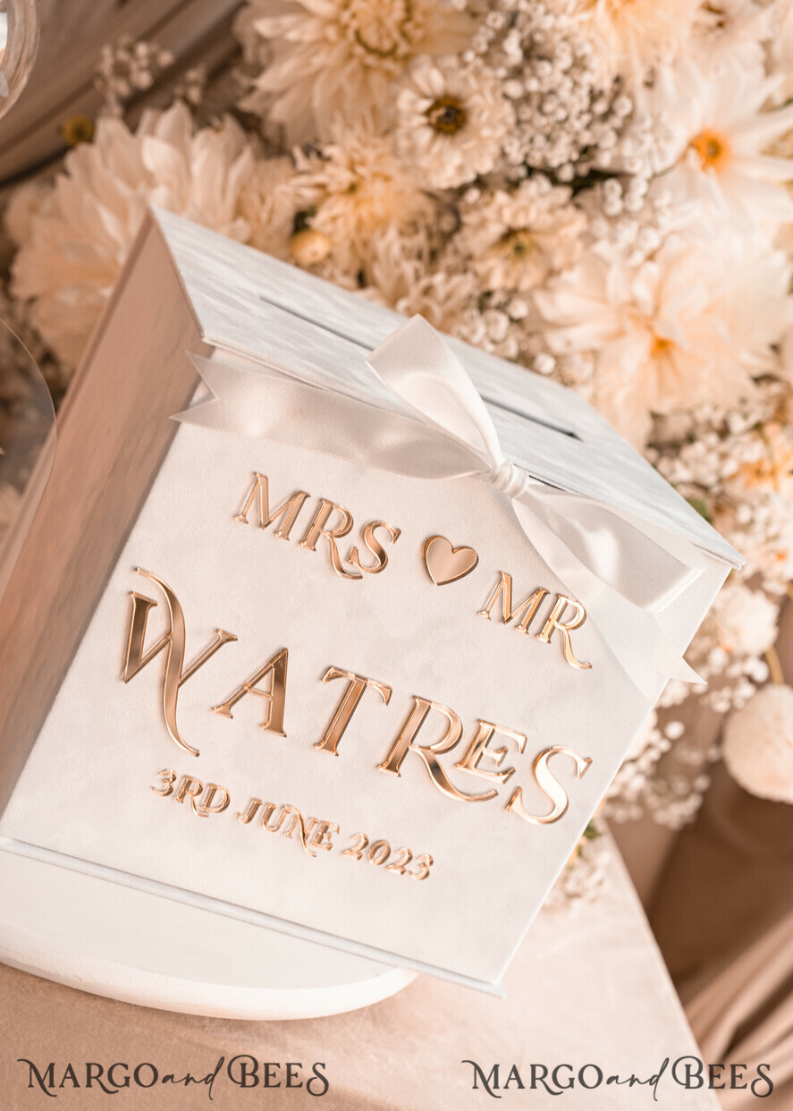 CARD BOXES velvet card boxes Pure White Gift Card Box & Cards Gifts Sign Set, Velvet Classic wedding wishing well money gift card box, Personalized Gold White Wedding Card Box, Luxury Card Box, Wedding Card Box with Lid, Wedding Money Box