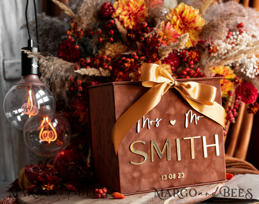 CARD BOXES velvet card boxes Terracotta Fall Card Box and Arch Acrylic Cards & Gifts Clear Sign, Velvet Rust Wedding Card Box with Lid, Burnt Orange Wedding Money Box, Copper Wedding Card Box cards and gift Arch acrylic sign set