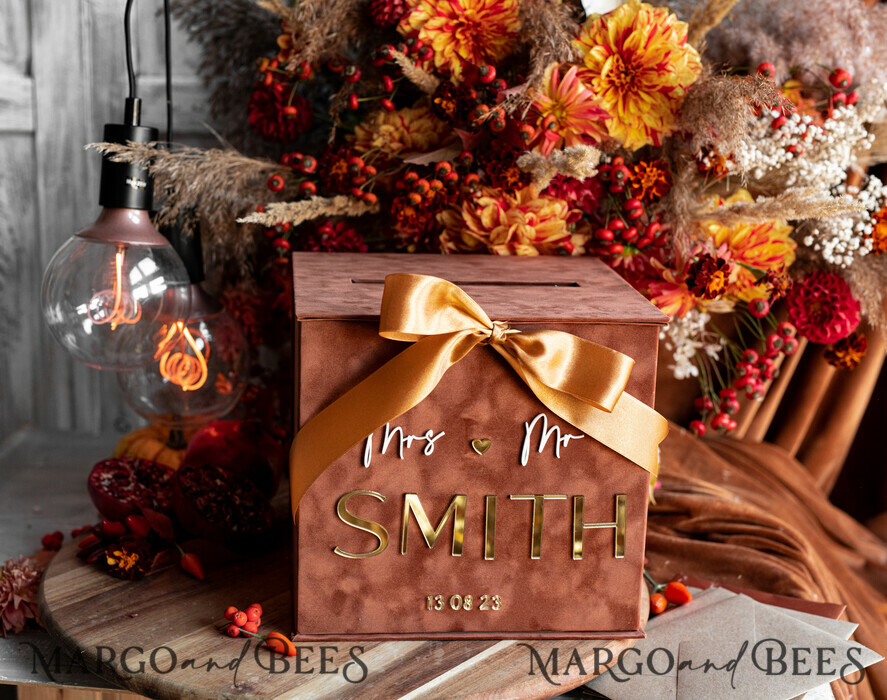 CARD BOXES velvet card boxes Terracotta Fall Card Box and Arch Acrylic Cards & Gifts Clear Sign, Velvet Rust Wedding Card Box with Lid, Burnt Orange Wedding Money Box, Copper Wedding Card Box cards and gift Arch acrylic sign set