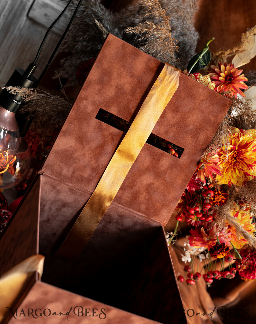 CARD BOXES velvet card boxes Terracotta Fall Card Box and Arch Acrylic Cards & Gifts Clear Sign, Velvet Rust Wedding Card Box with Lid, Burnt Orange Wedding Money Box, Copper Wedding Card Box cards and gift Arch acrylic sign set