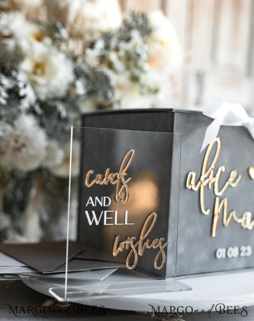 CARD BOXES velvet card boxes Gift Card Box & Sign Set, Velvet grey wedding wishing well money gift card box, Personalized Wedding Card Box, Grey Luxury Card Box, Wedding Card Box with Lid, Grey Wedding Money Box, Wedding Card Box