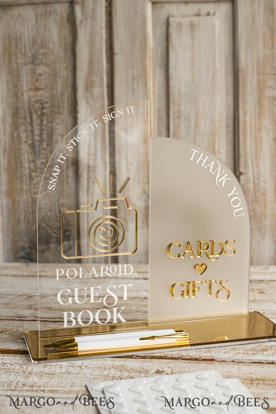 CARD BOXES velvet card boxes White gold Velvet Set Card Box with lock & Polaroid Guestbook & Cards gifts Sign and instax instruction sign combo and pens set, Wedding Card Box with Lid Instant Instax Guestbook Wedding Money Box Sing Guestbook Set