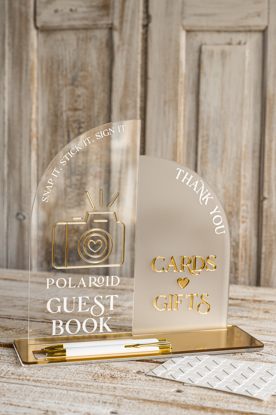 CARD BOXES velvet card boxes White gold Velvet Set Card Box with lock & Polaroid Guestbook & Cards gifts Sign and instax instruction sign combo and pens set, Wedding Card Box with Lid Instant Instax Guestbook Wedding Money Box Sing Guestbook Set