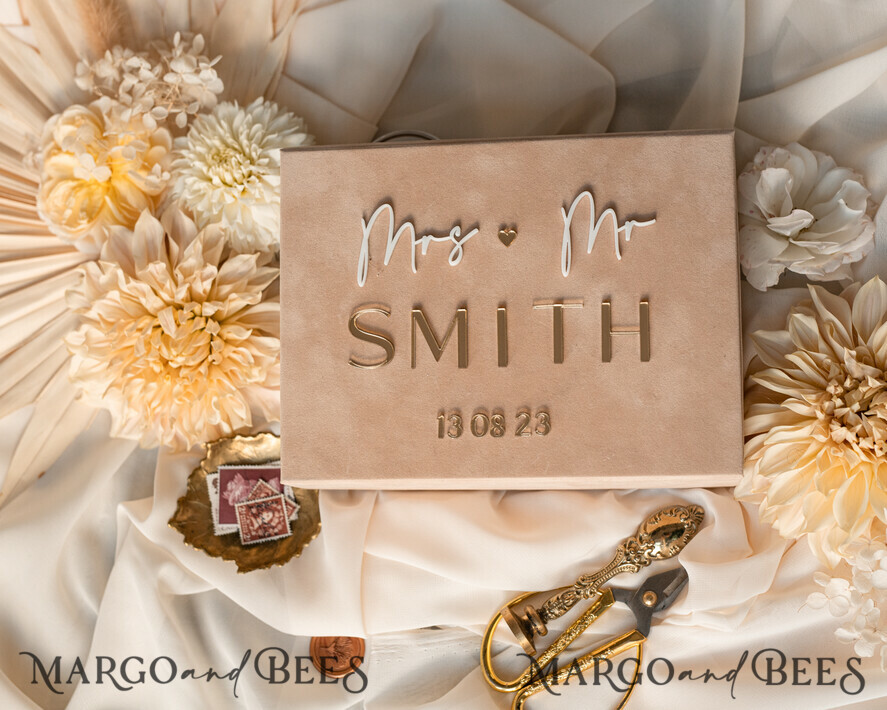 PHOTO ALBUM/ PHOTO BOX Velvet Photo Box Photographer Box Tan Velvet Photo Box Photographer Box Wedding Memory Box, Beige Custom Keepsake Box, Taupe Photographer Gifts for Clients, Wedding Pictures packaging, Custom photography Nude box