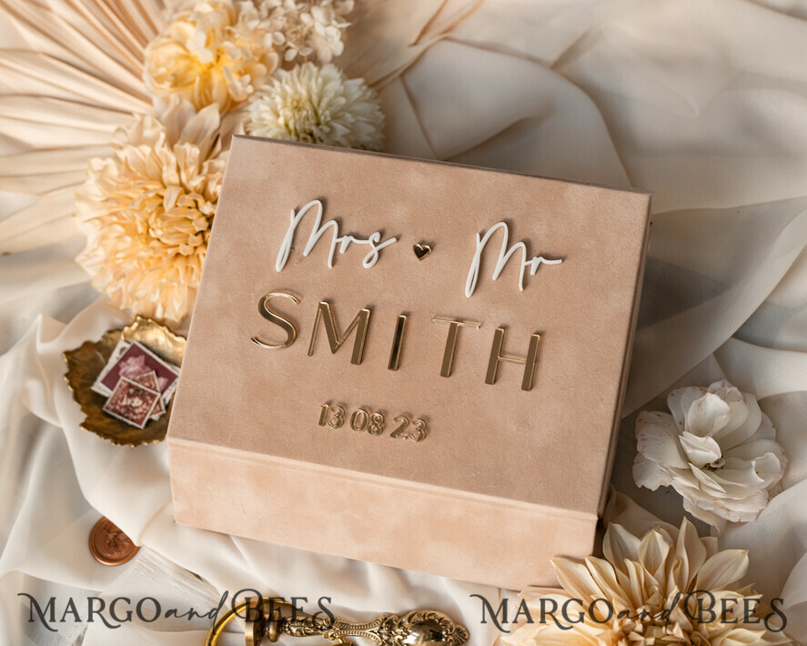 PHOTO ALBUM/ PHOTO BOX Velvet Photo Box Photographer Box Tan Velvet Photo Box Photographer Box Wedding Memory Box, Beige Custom Keepsake Box, Taupe Photographer Gifts for Clients, Wedding Pictures packaging, Custom photography Nude box