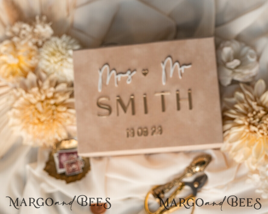 PHOTO ALBUM/ PHOTO BOX Velvet Photo Box Photographer Box Tan Velvet Photo Box Photographer Box Wedding Memory Box, Beige Custom Keepsake Box, Taupe Photographer Gifts for Clients, Wedding Pictures packaging, Custom photography Nude box