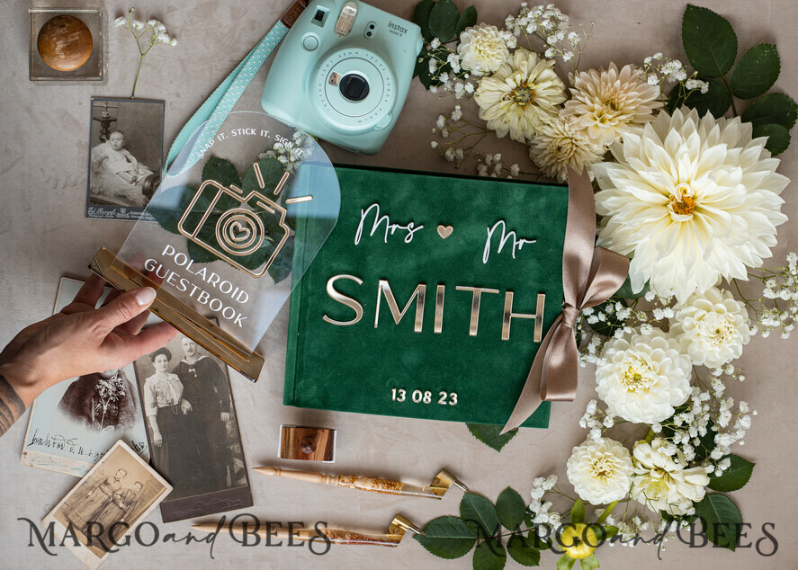 WEDDING GUEST BOOKS Bundle Gustbooks & Vows set Bundle Personalised Wedding Guest Book & Custom Made Wedding Vows set of two - Bundle guestbook and vows books