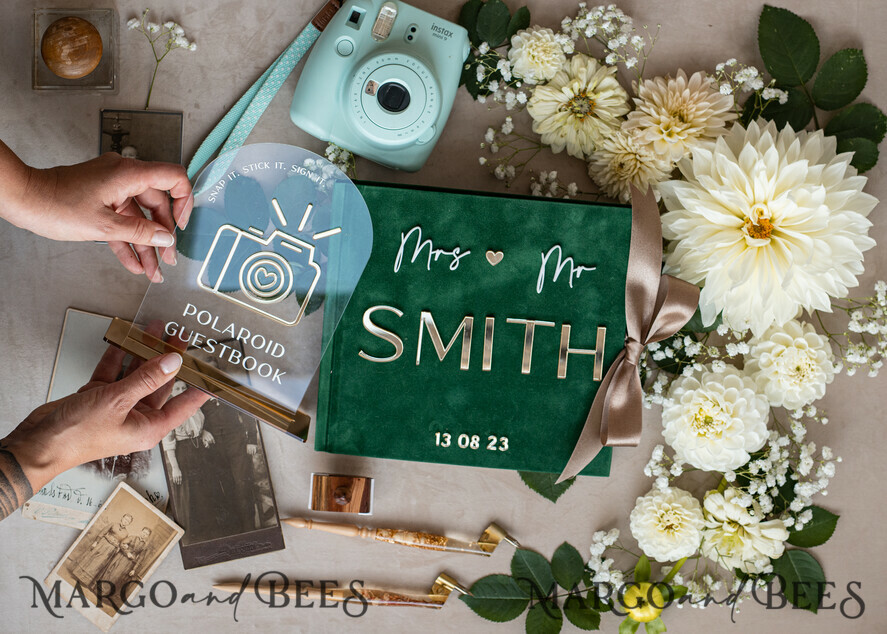 WEDDING GUEST BOOKS Bundle Gustbooks & Vows set Bundle Personalised Wedding Guest Book & Custom Made Wedding Vows set of two - Bundle guestbook and vows books