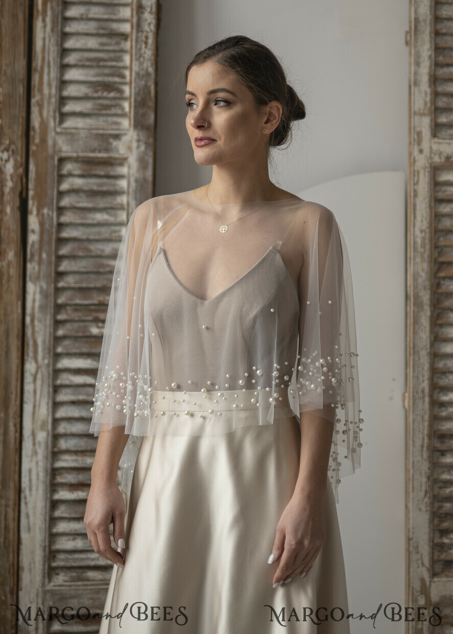 BRIDE bolero, robes, garter LACE WEDDING BOLERO Ivory tulle Wedding bolero, Shrug Women Wedding, Bridal Coverup, Ivory Blouse for Bride, Bridal Tulle Blouse, dress capalet