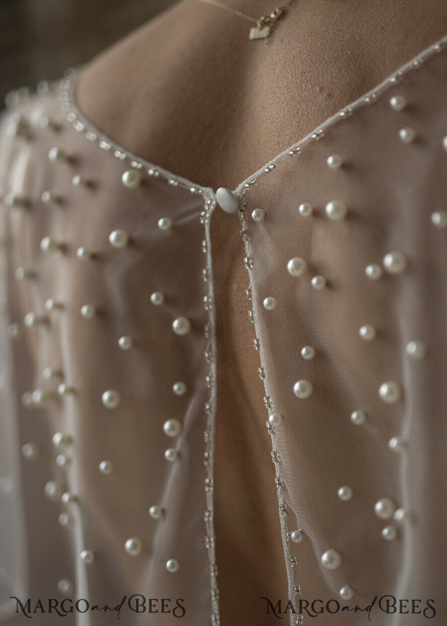 BRIDE bolero, robes, garter LACE WEDDING BOLERO Ivory tulle Wedding bolero, Shrug Women Wedding, Bridal Coverup, Ivory Blouse for Bride, Bridal Tulle Blouse, dress capalet