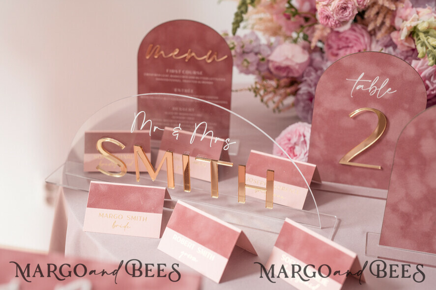 TABLE DECOR SIGNS Guestbook & Cards Gifts Signs Golden Acrylic gifts & cards signs with stand, blush pink Velvet and gold guestbook Sign, Golden Plexi gifts & cards signs, Luxury Wedding guestbook Decor Centerpieces