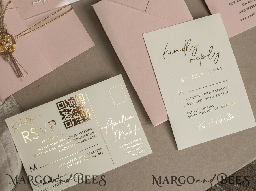 WEDDING INVITATIONS plexi acrylic mirror Blush Pink Clear Arched Wedding Invitations, Elegant Garden Wedding Cards, Nude Acrylic transparent Wedding Invites, Arch Plexi Wedding Invitation Suite