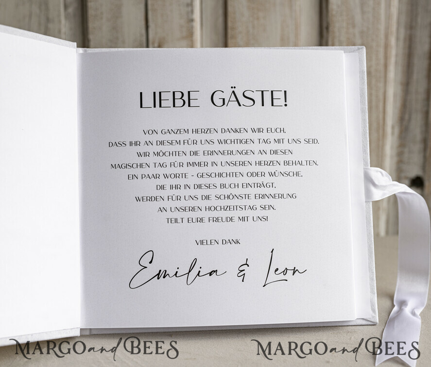 WEDDING GUEST BOOKS Hochzeitsgästebuch Hochzeitsfoto-Gästebuch Polaroid Gold Acrylic Hochzeitsgästebuch Personalisiert Schilderset Samtweißes Sofort-Fotobuch Boho Elegant Instax Hochzeitsfoto-Gästebuch