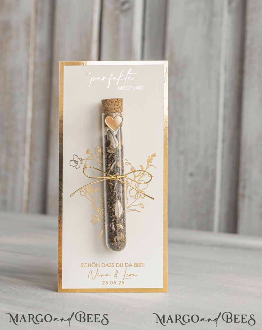 WEDDING FAVORS gastgeschenke hochzeit Personalisierte Gastgeschenke Hochzeit mit Blumensamen Reagenzglas, personalisiert Gastgeschenk Hochzeit Samen handgemachte Gastgeschenk Hochzeit Brautpaar