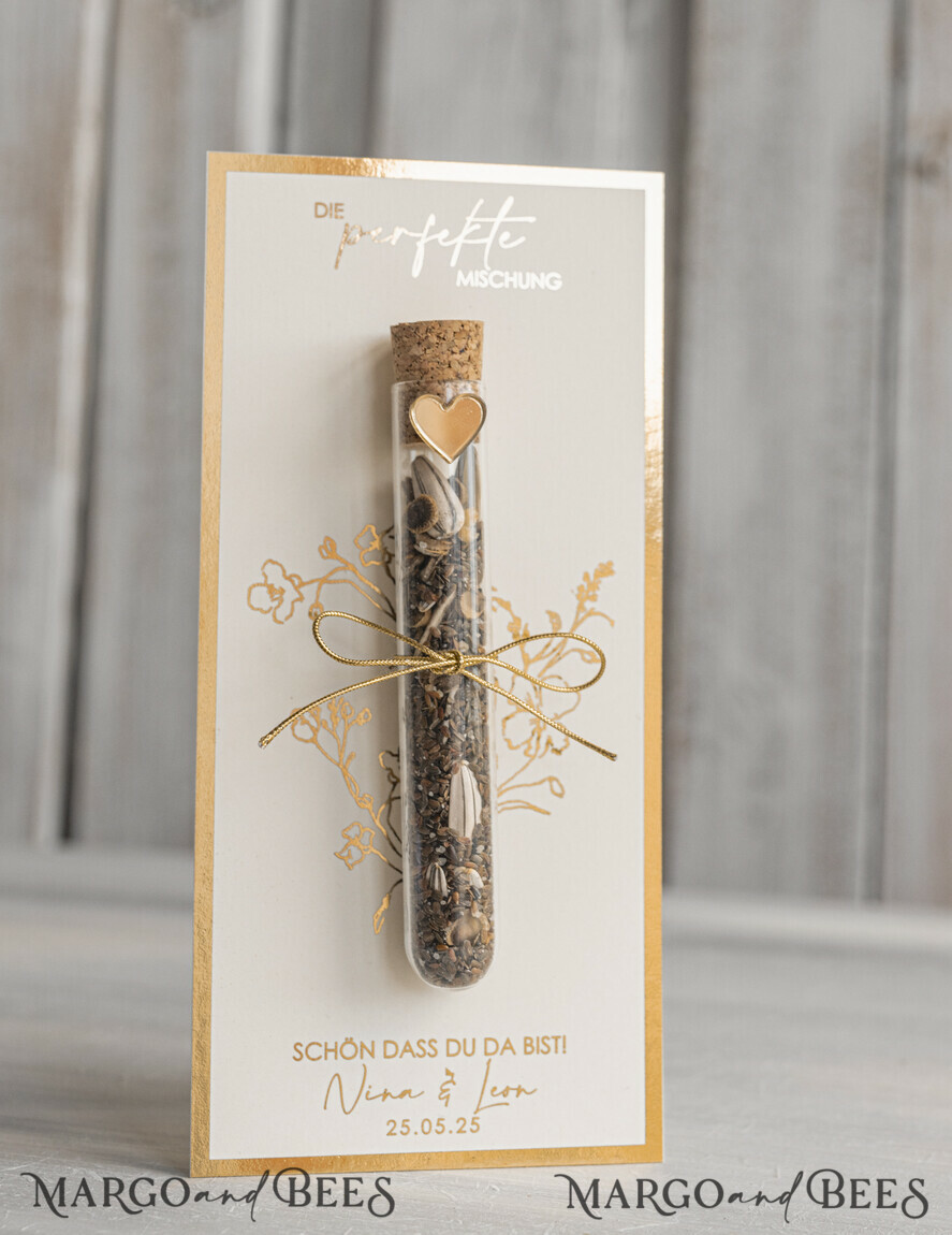 WEDDING FAVORS gastgeschenke hochzeit Personalisierte Gastgeschenke Hochzeit mit Blumensamen Reagenzglas, personalisiert Gastgeschenk Hochzeit Samen handgemachte Gastgeschenk Hochzeit Brautpaar