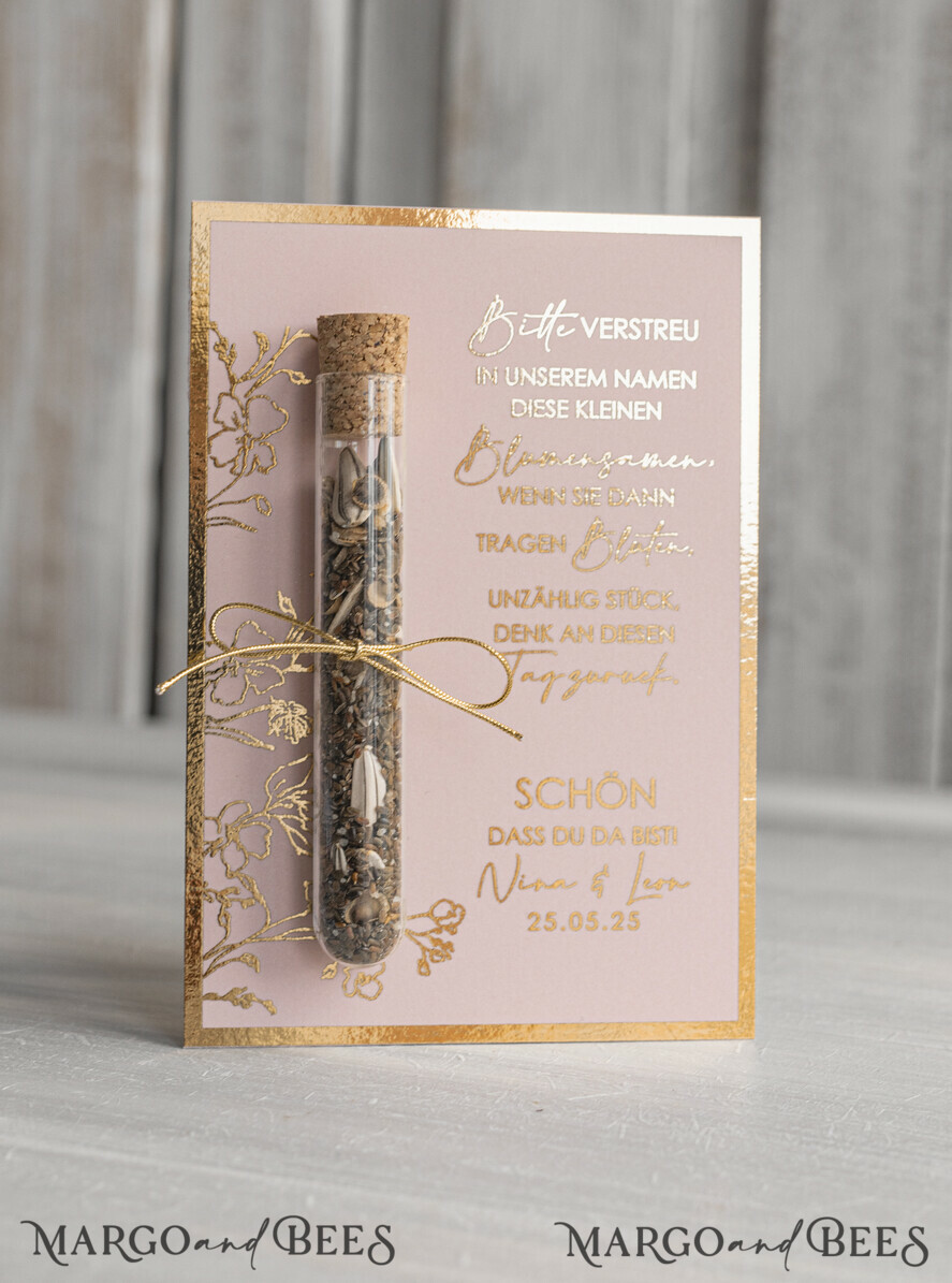 WEDDING FAVORS gastgeschenke hochzeit Personalisierte Gastgeschenke Hochzeit mit Blumensamen Reagenzglas, personalisiert Gastgeschenk Hochzeit Samen handgemachte Gastgeschenk Hochzeit Brautpaar