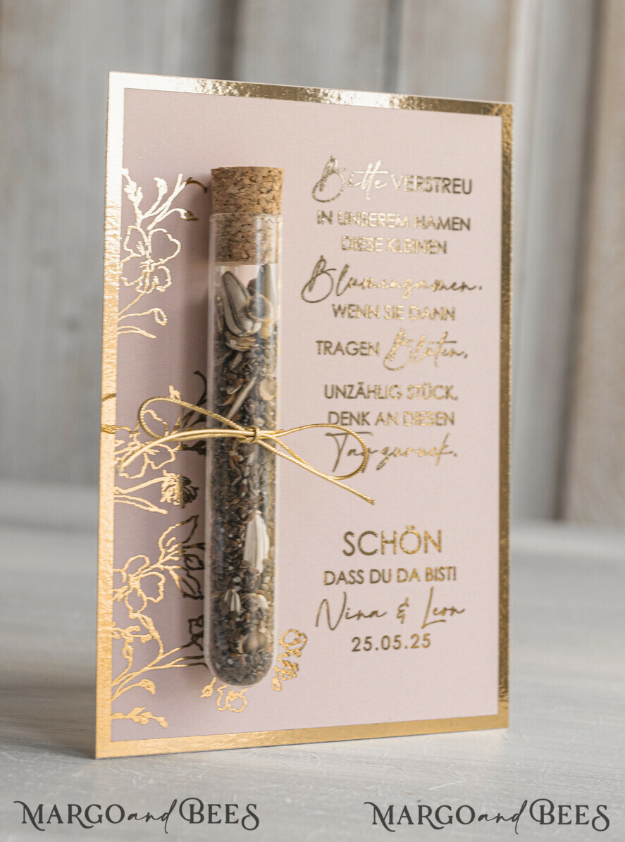WEDDING FAVORS gastgeschenke hochzeit Personalisierte Gastgeschenke Hochzeit mit Blumensamen Reagenzglas, personalisiert Gastgeschenk Hochzeit Samen handgemachte Gastgeschenk Hochzeit Brautpaar