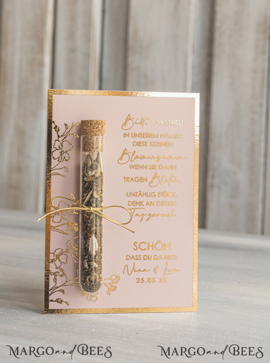 WEDDING FAVORS gastgeschenke hochzeit Personalisierte Gastgeschenke Hochzeit mit Blumensamen Reagenzglas, personalisiert Gastgeschenk Hochzeit Samen handgemachte Gastgeschenk Hochzeit Brautpaar