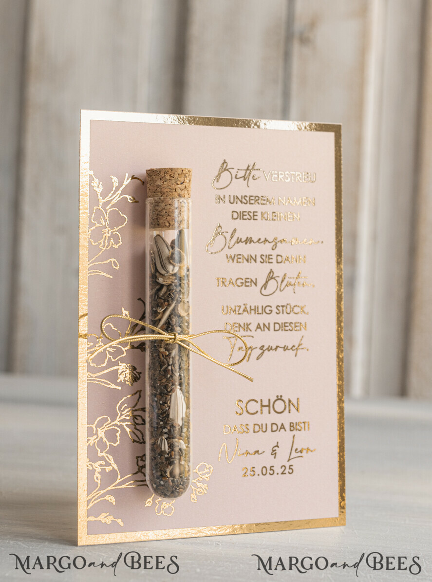 WEDDING FAVORS gastgeschenke hochzeit Personalisierte Gastgeschenke Hochzeit mit Blumensamen Reagenzglas, personalisiert Gastgeschenk Hochzeit Samen handgemachte Gastgeschenk Hochzeit Brautpaar