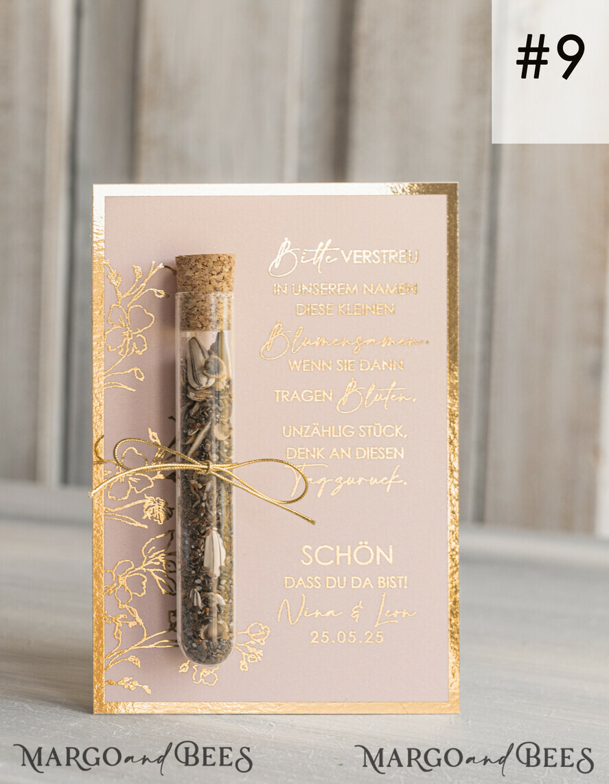 WEDDING FAVORS gastgeschenke hochzeit Personalisierte Gastgeschenke Hochzeit mit Blumensamen Reagenzglas, personalisiert Gastgeschenk Hochzeit Samen handgemachte Gastgeschenk Hochzeit Brautpaar