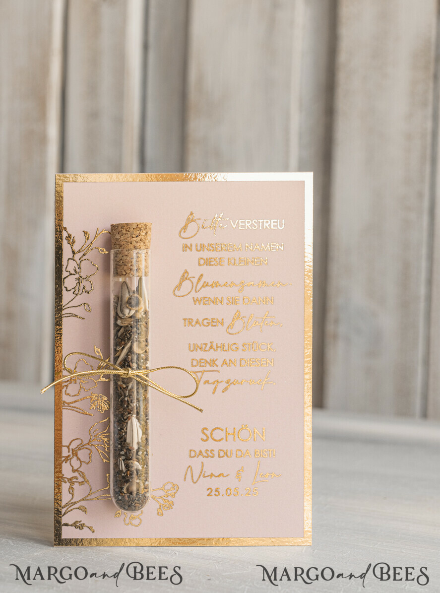 WEDDING FAVORS gastgeschenke hochzeit Personalisierte Gastgeschenke Hochzeit mit Blumensamen Reagenzglas, personalisiert Gastgeschenk Hochzeit Samen handgemachte Gastgeschenk Hochzeit Brautpaar
