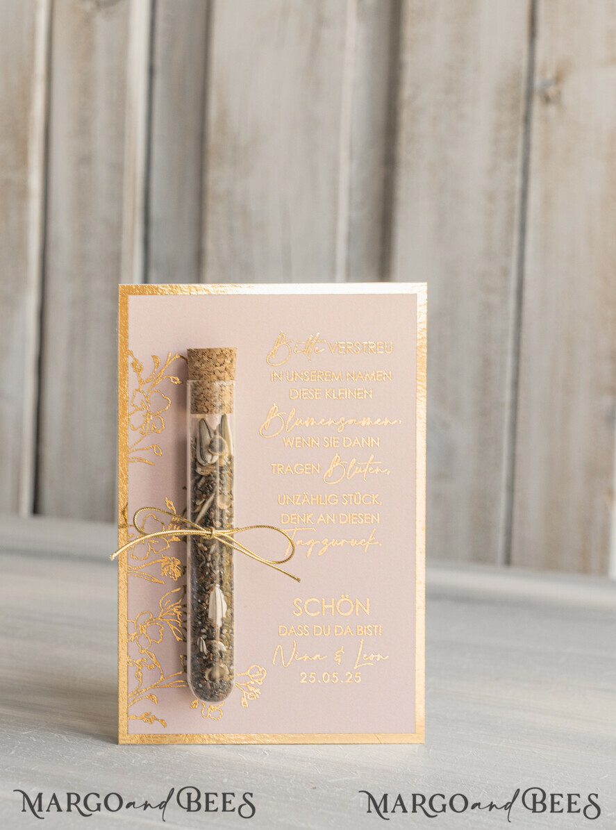 WEDDING FAVORS gastgeschenke hochzeit Personalisierte Gastgeschenke Hochzeit mit Blumensamen Reagenzglas, personalisiert Gastgeschenk Hochzeit Samen handgemachte Gastgeschenk Hochzeit Brautpaar